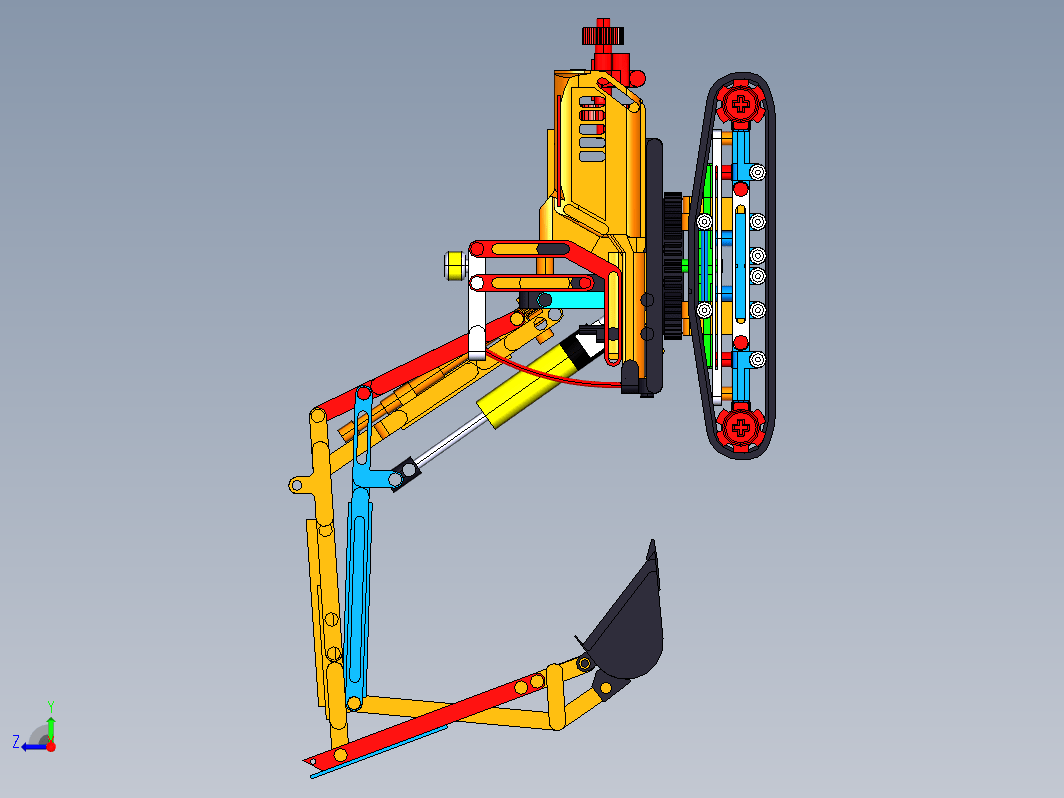 Hotovo玩具挖掘机