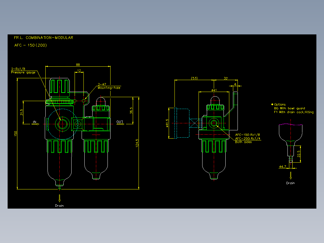 气缸 AFC-150(200)