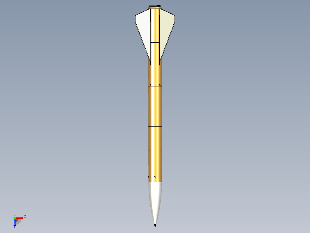 24毫米埃姆斯火箭模型