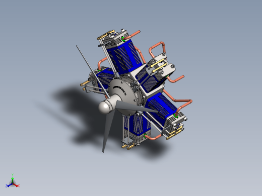 Motor Radial径向五缸星型发动机缩略图
