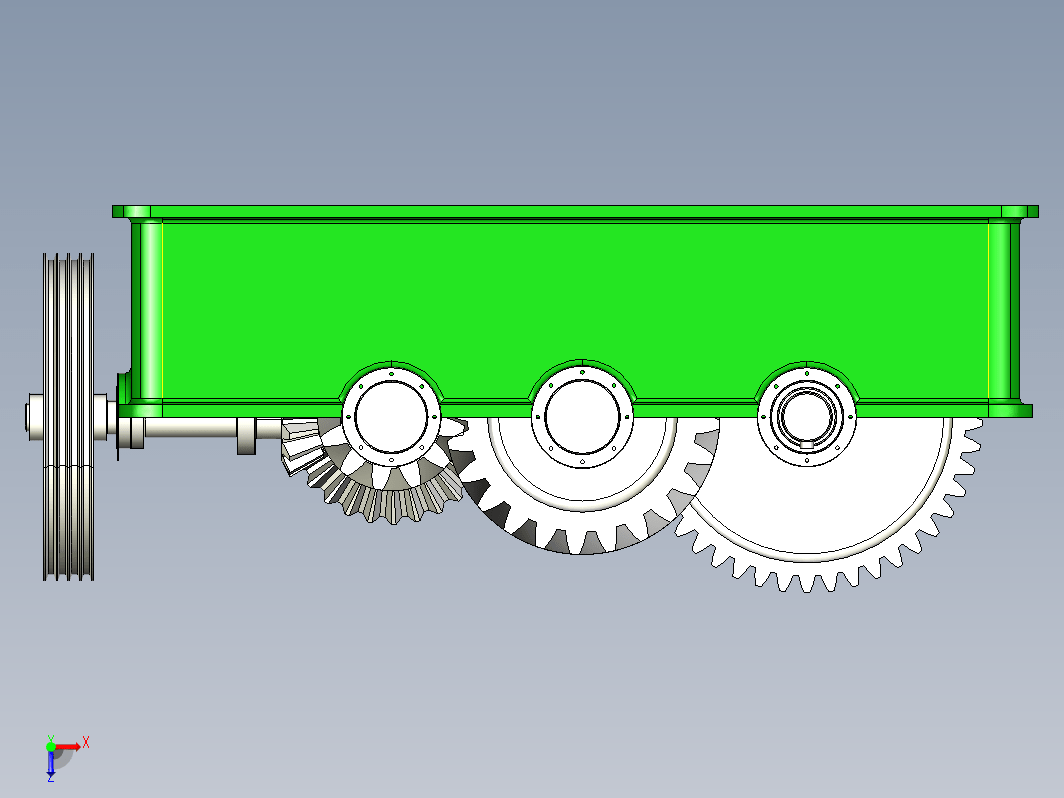 多级齿轮减速器 Gear Reducer