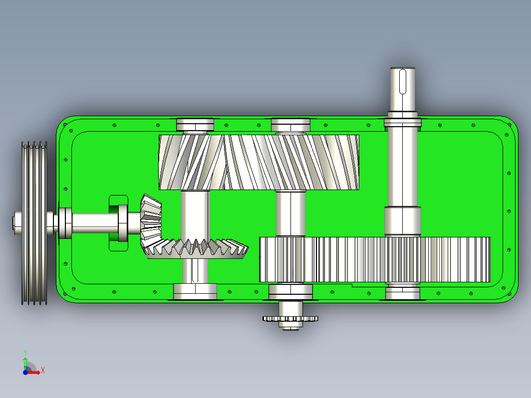 多级齿轮减速器 Gear Reducer