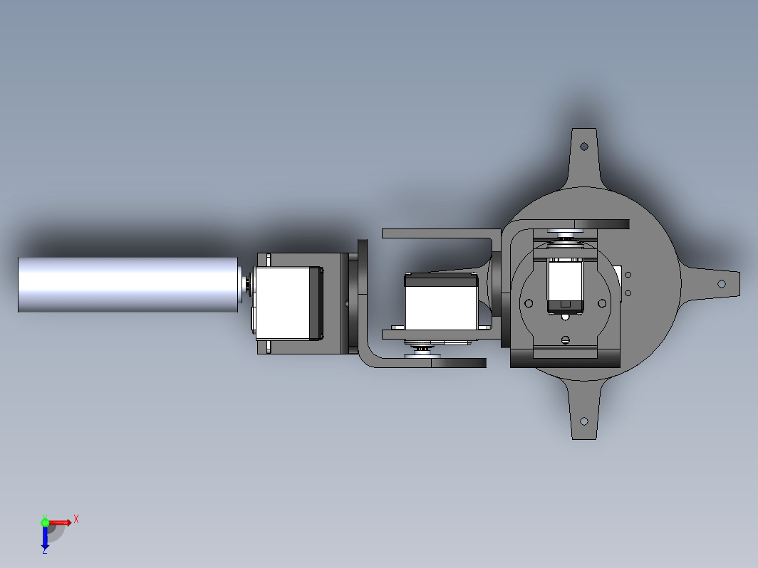 机器臂（5DoF和4DoF）结构3D图纸+Solidworks设计