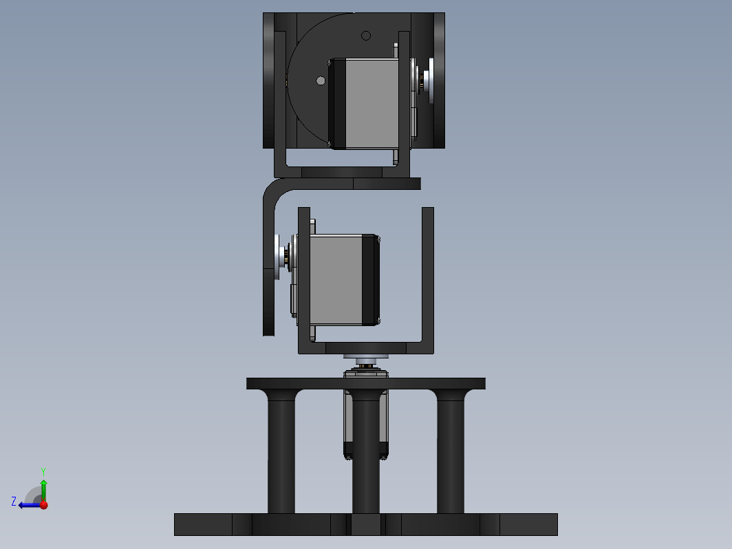 机器臂（5DoF和4DoF）结构3D图纸+Solidworks设计