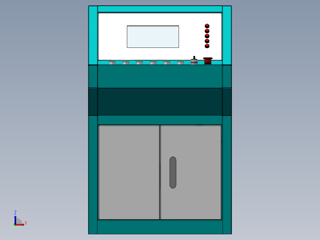 钻机操作台钣金结构