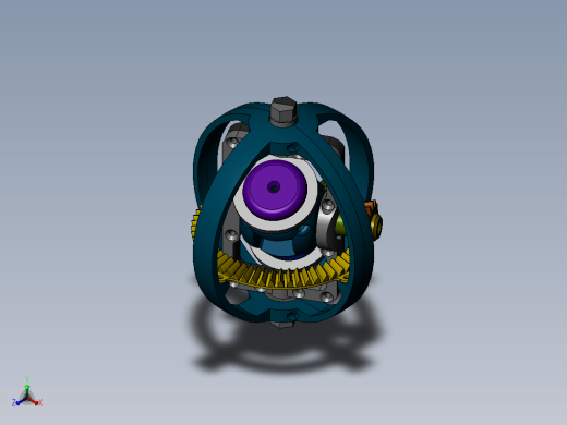 Gearbox齿轮陀螺结构3D图纸 Solidworks设计缩略图
