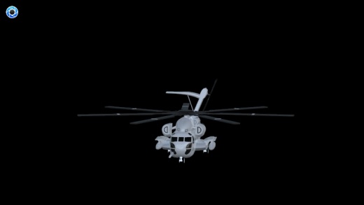 Sikorsky CH-53E涡喷直升机飞机简易模型缩略图