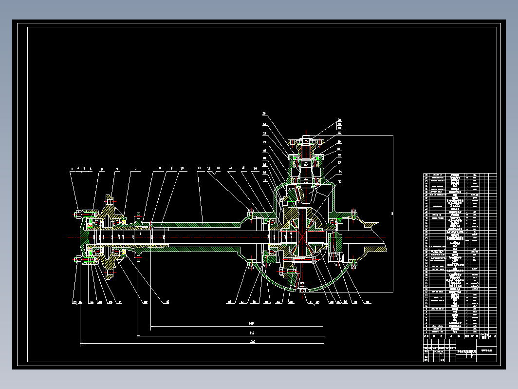 YC1090货车驱动桥的结构设计（有cad图）