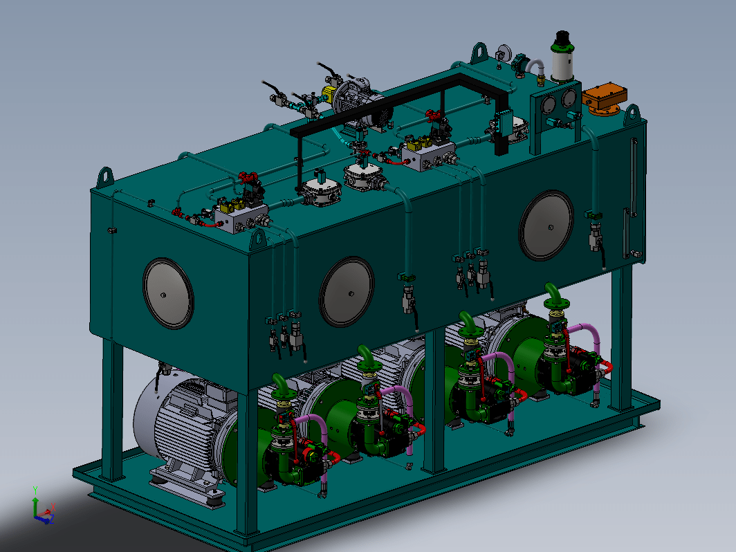 电机泵组（HPU-5000L-75KW×4）