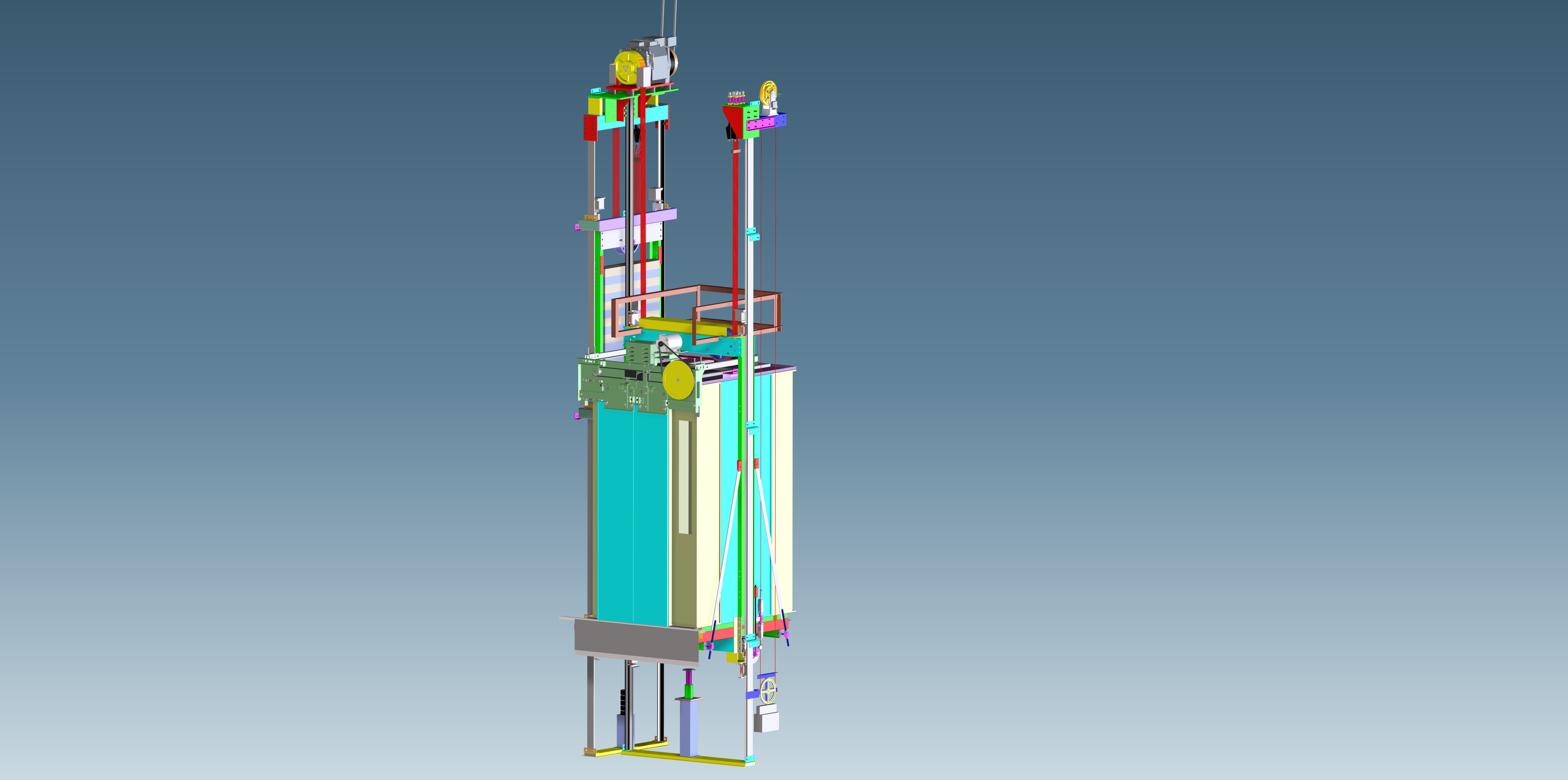 Lexi.MRL.750 Elevator电梯升降机结构