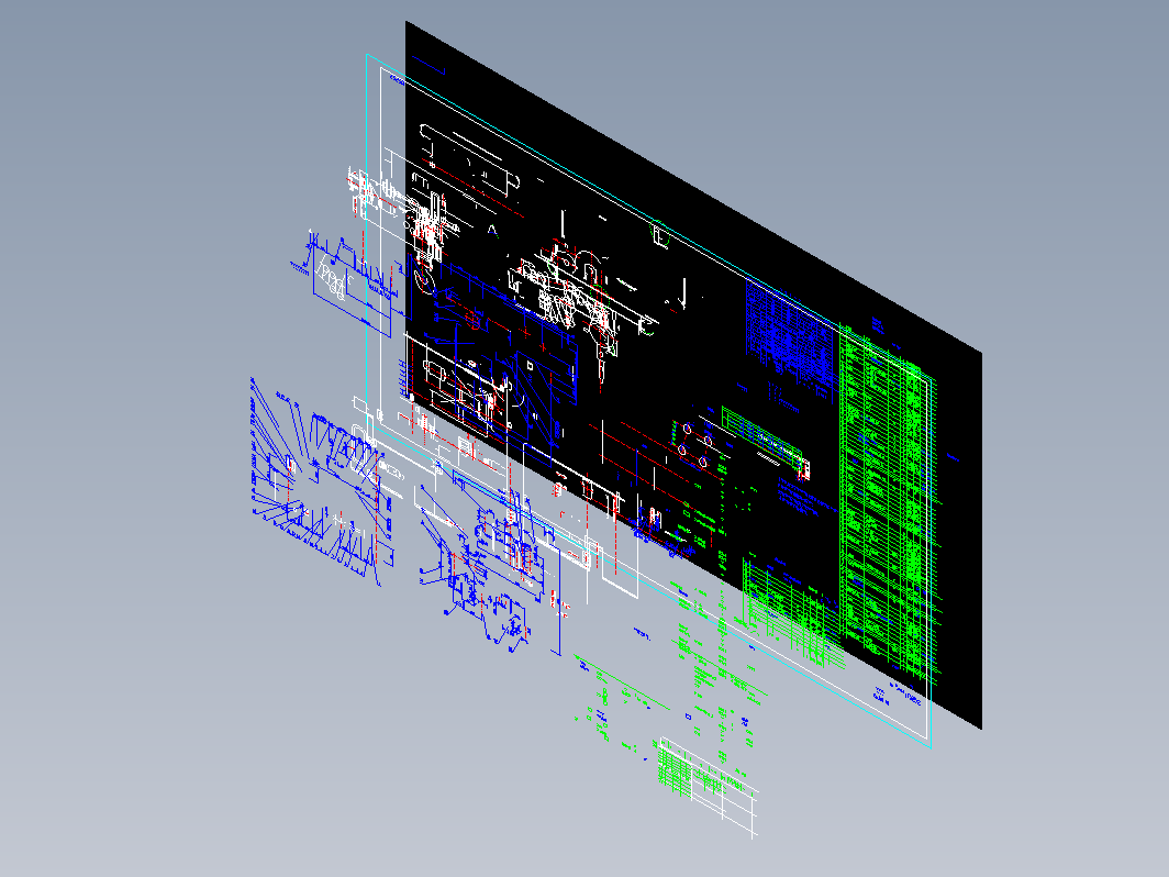 QD型吊钩桥式起重机小车总图