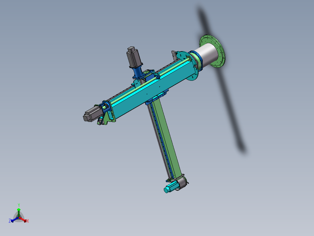 3D四轴机械臂(冲压机械手)_5850