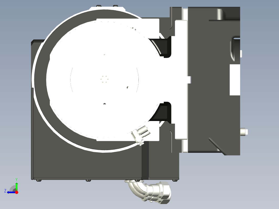 发那科DDR TiB小型加工中心第四轴结构