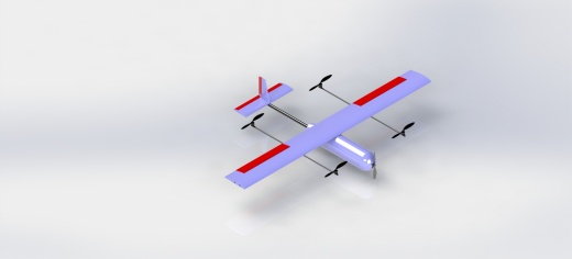 一款 VTOL（垂直起降）飞机缩略图