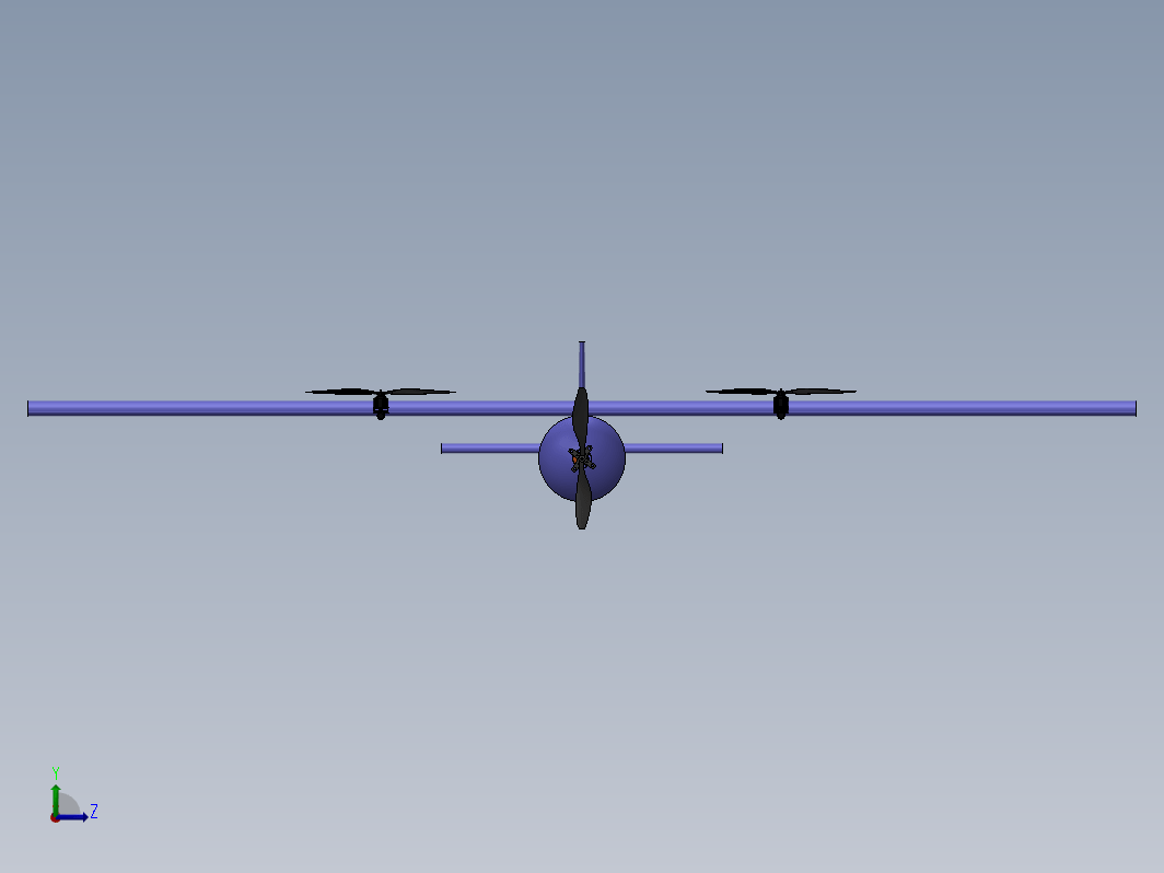 一款 VTOL（垂直起降）飞机