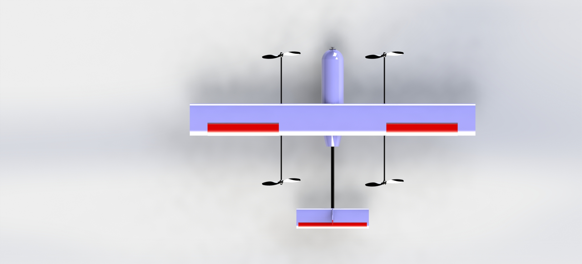 一款 VTOL（垂直起降）飞机