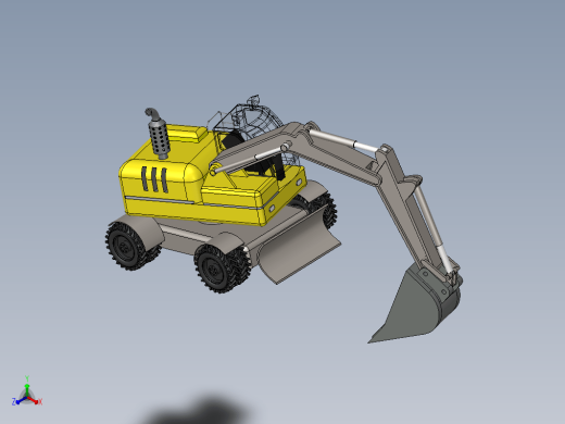 Real size excavator挖掘机缩略图