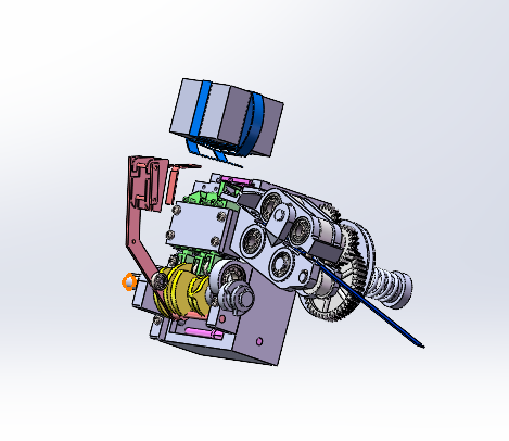 捆钞机（钞票打包机）三维SW2018带参+CAD+说明书