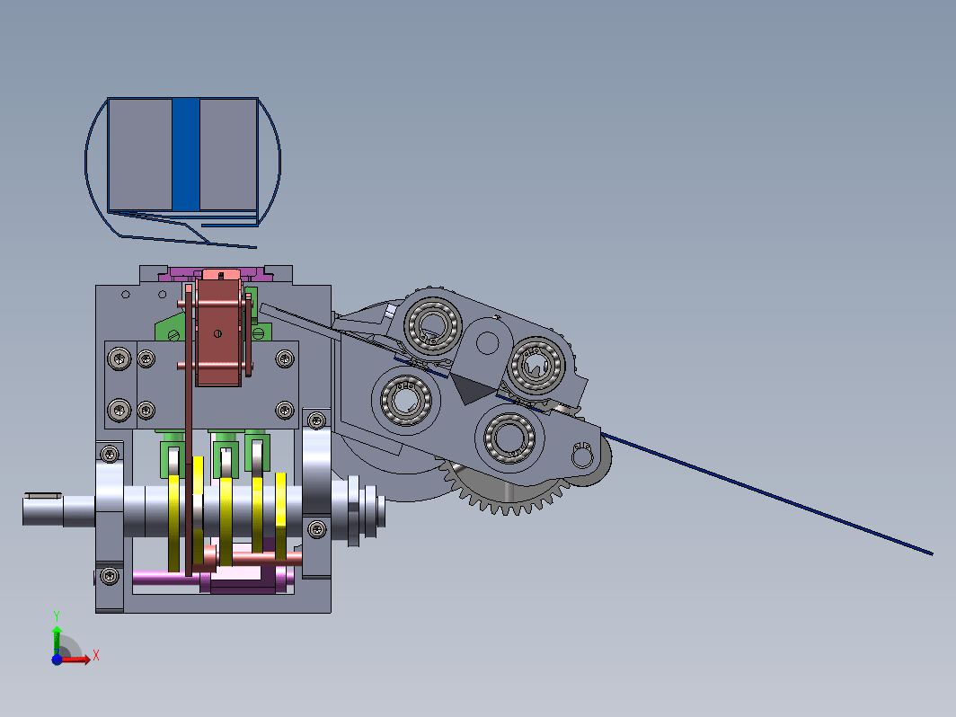 捆钞机（钞票打包机）三维SW2018带参+CAD+说明书