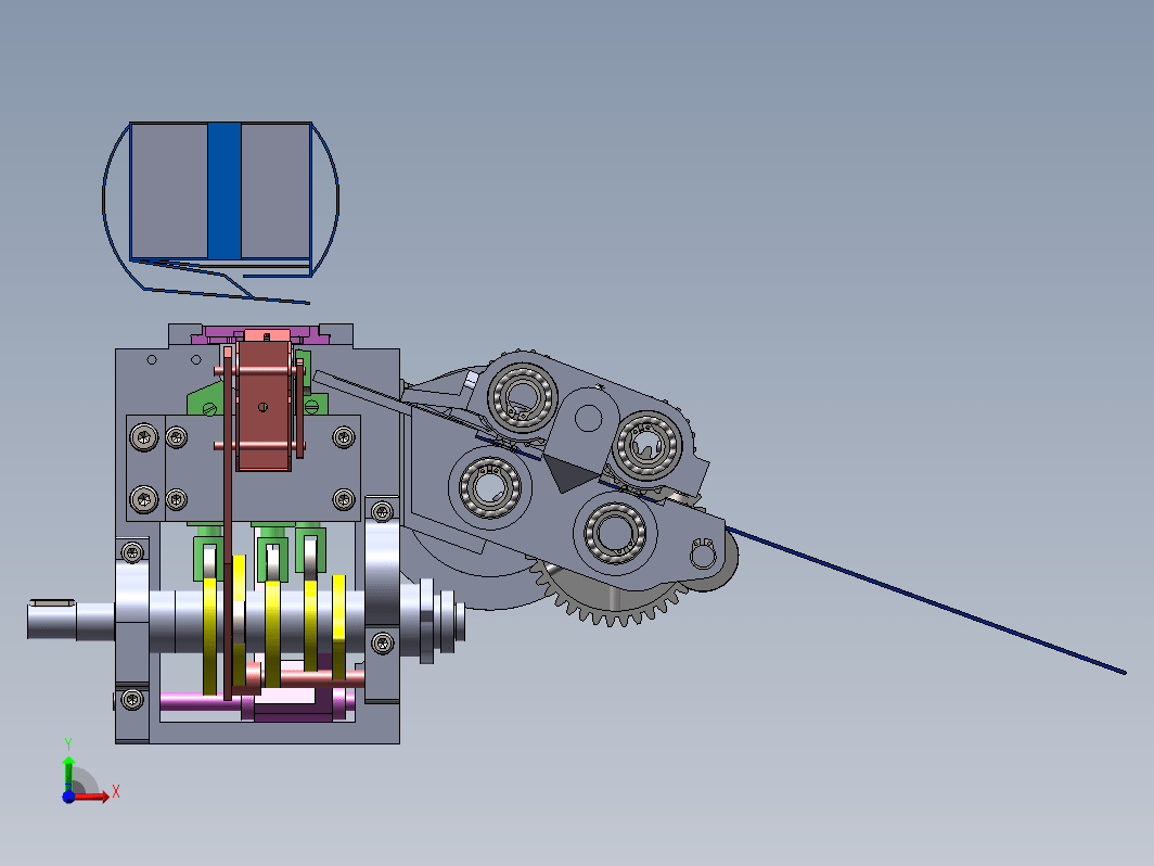 捆钞机（钞票打包机）三维SW2018带参+CAD+说明书