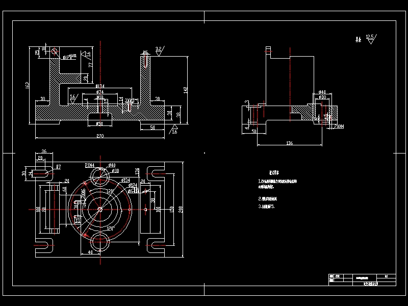 法兰盘零件加工工艺规程及工艺装备设计（钻轴向孔4-Φ9）+CAD+说明书