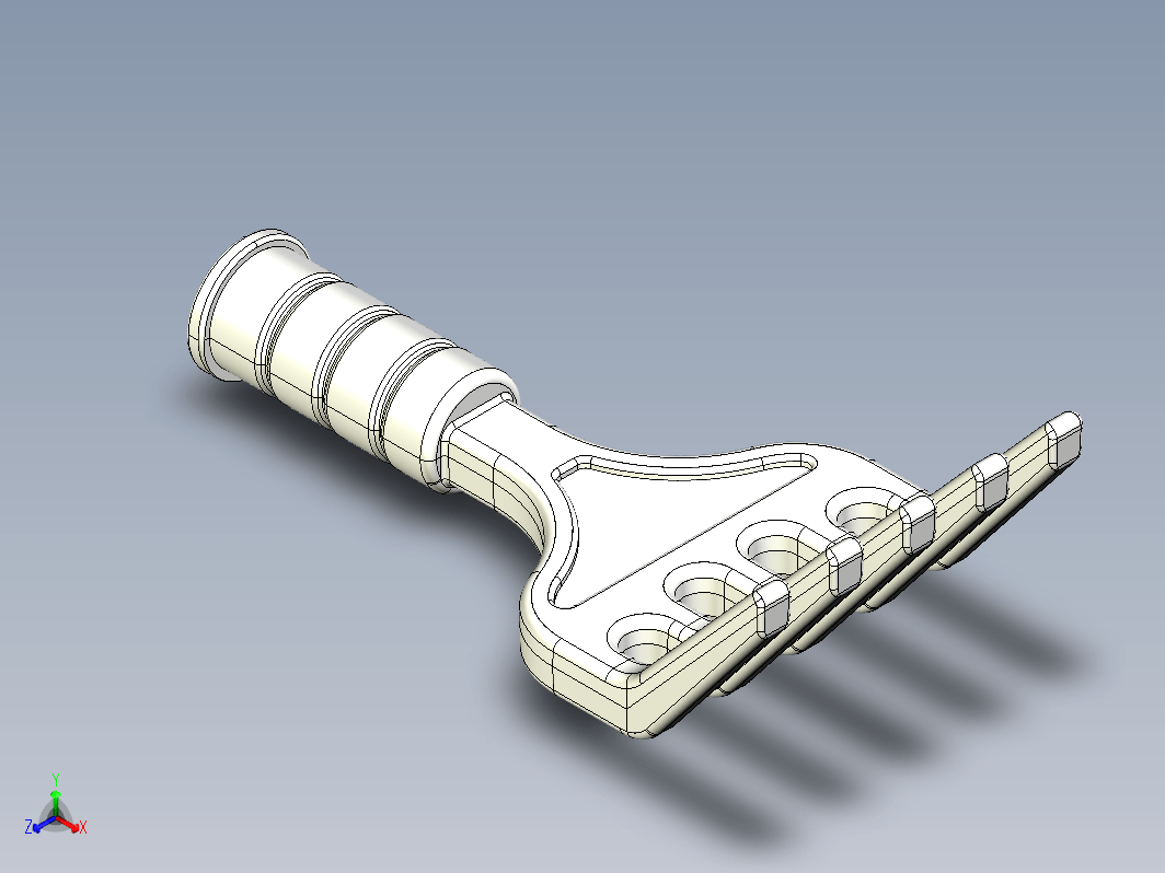 塑料沙滩玩具耙子