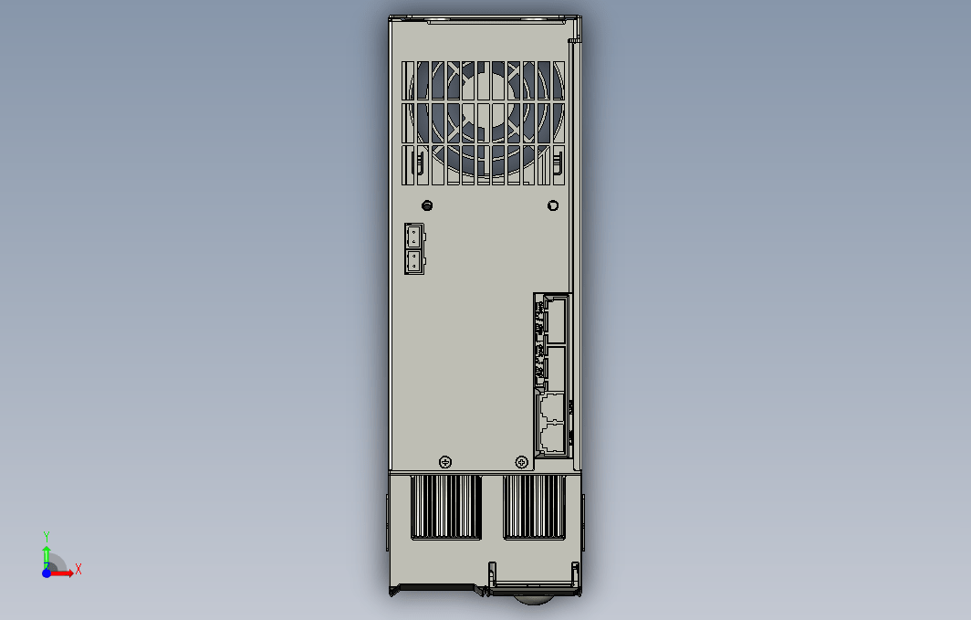 高性能多机传动驱动器STEP_B00(MD810-50M4TD7.5G200+整机外形图)