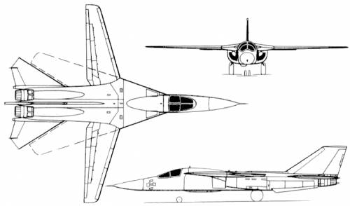 重型战斗机F-111A简易模型