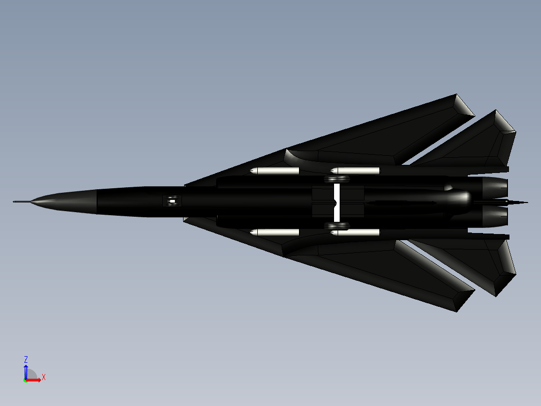 重型战斗机F-111A简易模型