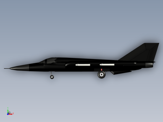 重型战斗机F-111A简易模型缩略图