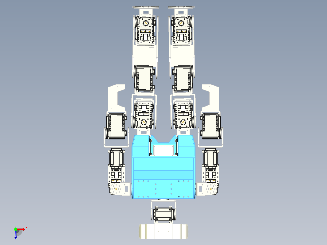 AX-18A钣金舵机仿人形机器人