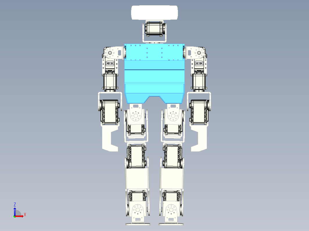 AX-18A钣金舵机仿人形机器人