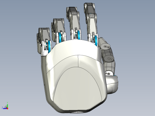 five servos SG90仿生机械手掌缩略图