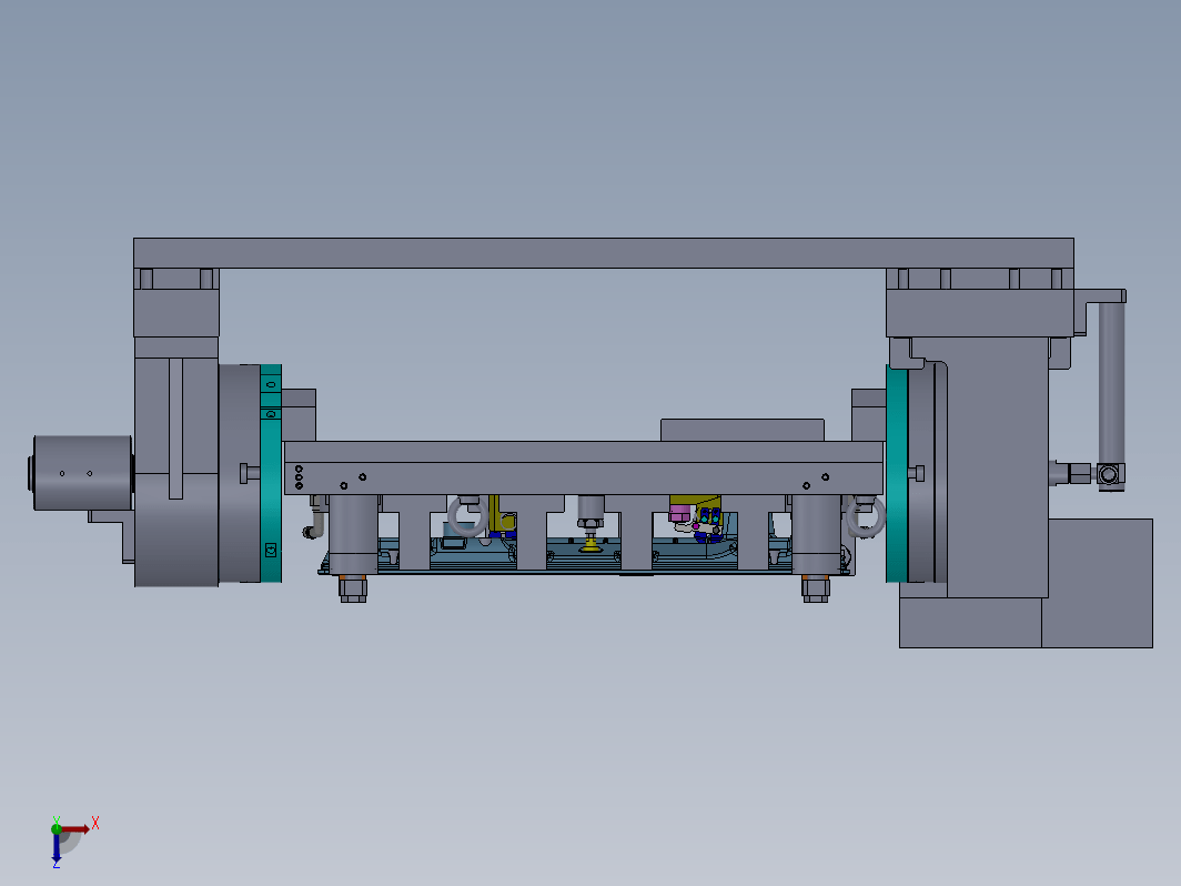 精密液压工装夹具（装配+零件）