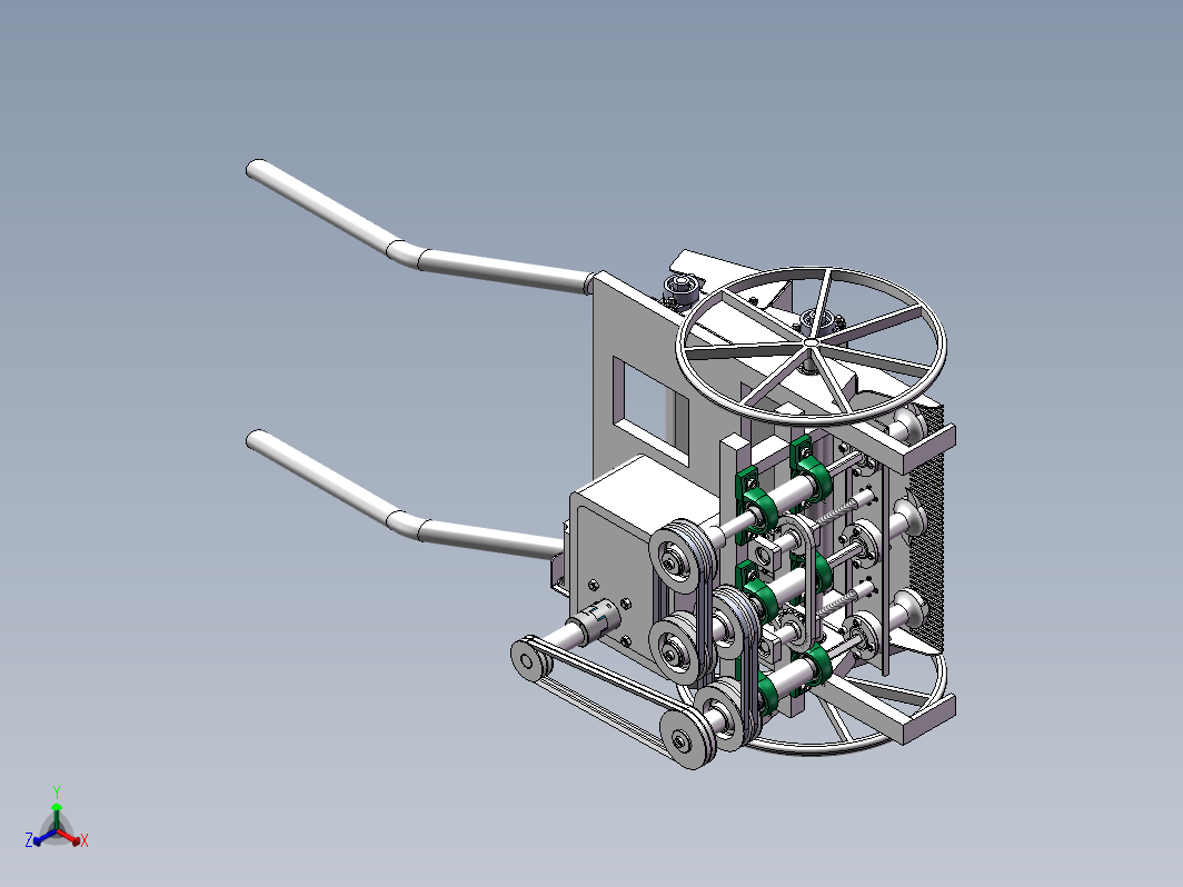 茶树修剪机（三维+CAD+视频）