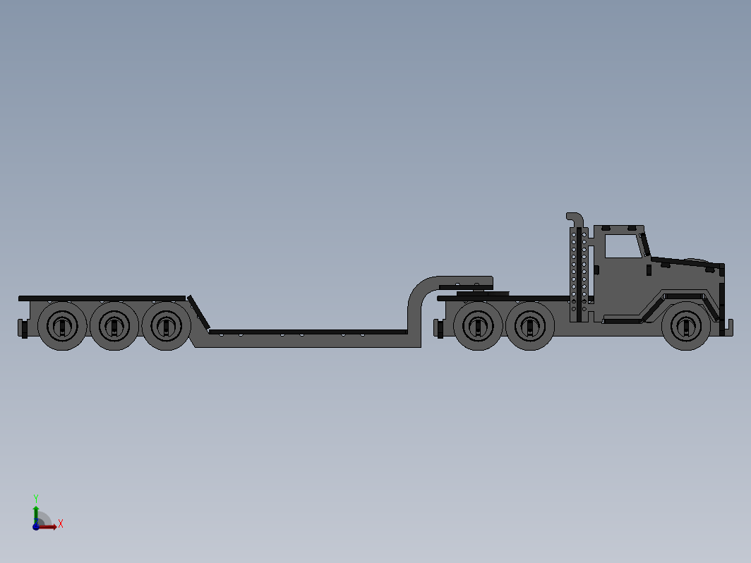 MT-Semi Lowboy木制玩具