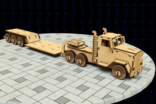 MT-Semi Lowboy木制玩具缩略图