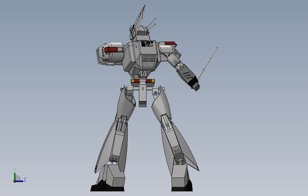 【351】机动警察AV-98英格拉姆1号机-机器人)SW设计