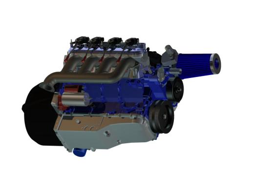 CHEVY LS3 发动机模型缩略图