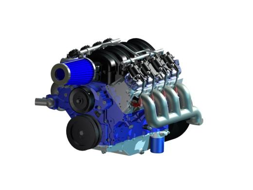 CHEVY LS3 发动机模型缩略图