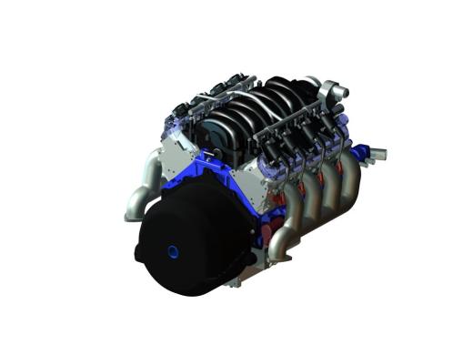 CHEVY LS3 发动机模型缩略图