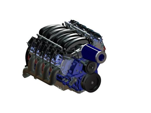 CHEVY LS3 发动机模型缩略图