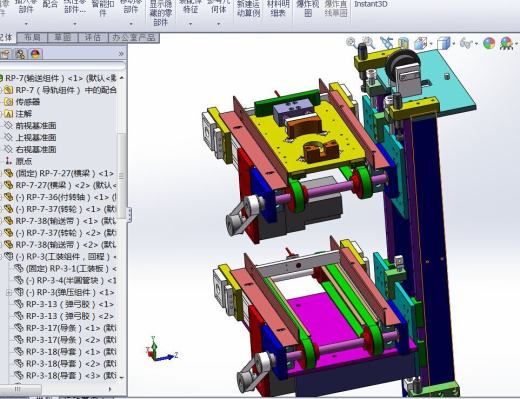 非标输送带带升降机-双层非标流水线循环载具缩略图