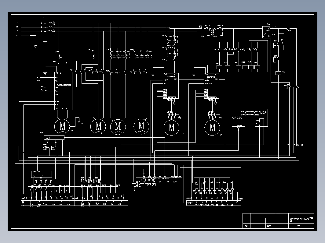 SINUMERRIK802S数控系统结构图