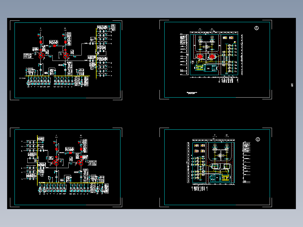 110KV变电站设计图