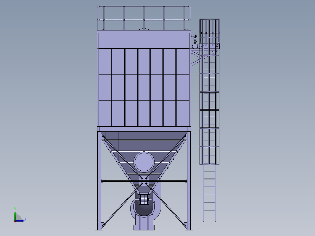 250CMM大型工业集尘器