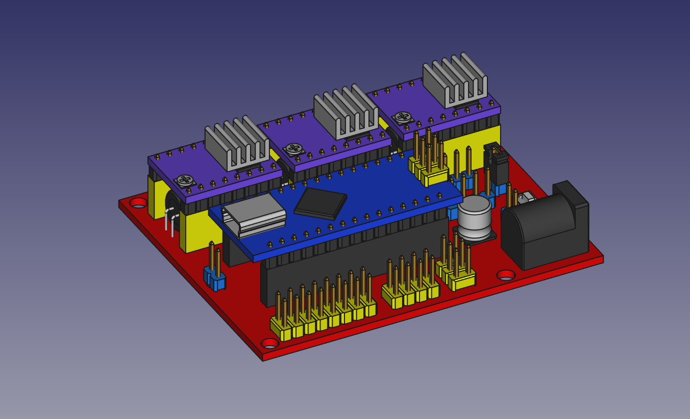 Arduino Nano 3轴CNC扩展板