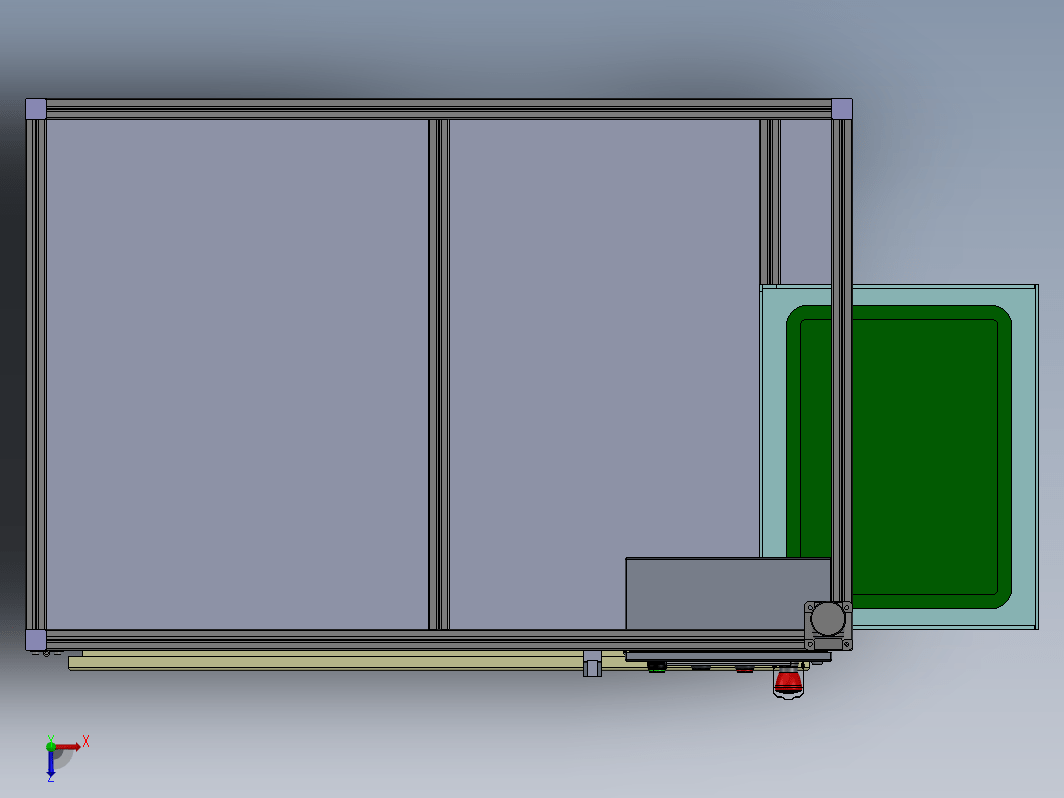 简单机架的3D设计