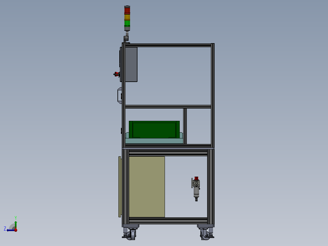 简单机架的3D设计