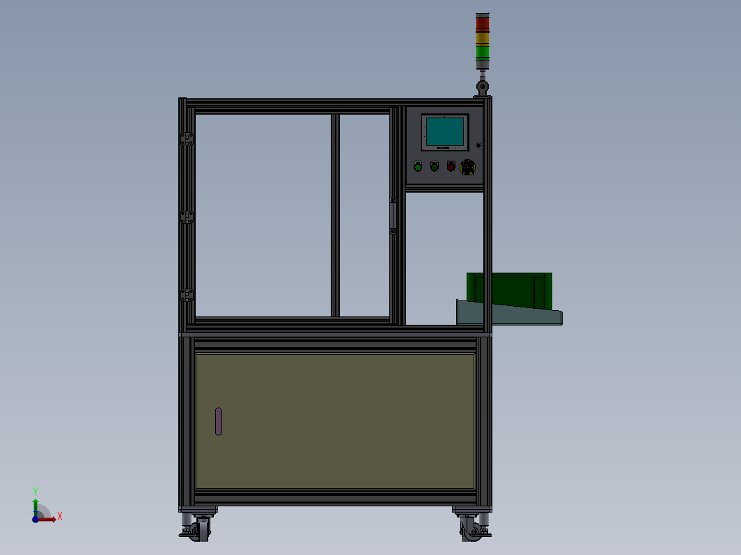 简单机架的3D设计